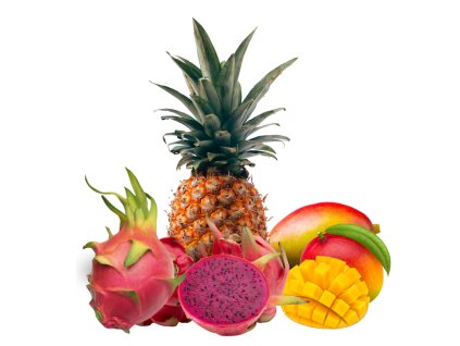 exoticka bedynka dracio ovoce ananas mango