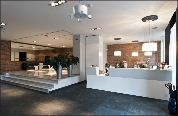 Osvětlení hotelu a rekreačního zařízení