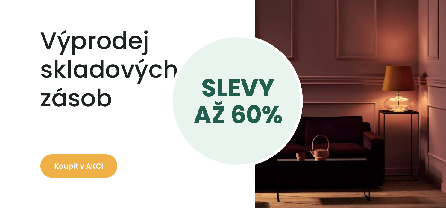 Výprodej skladových zásob SLEVY až 60%