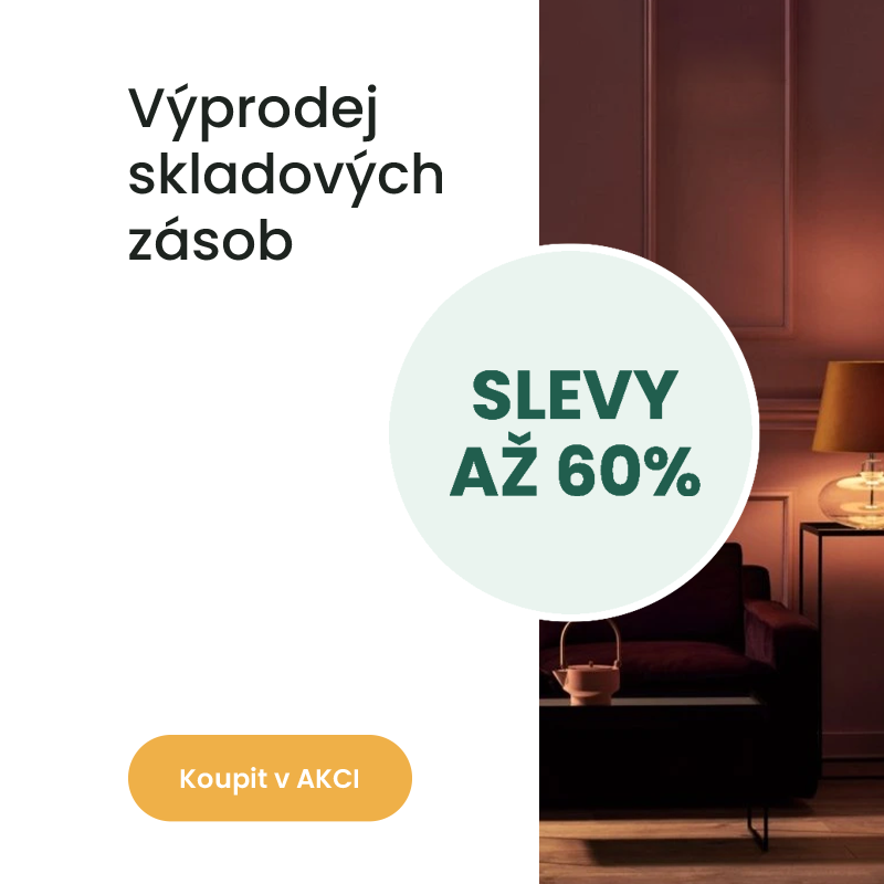 Výprodej skladových zásob SLEVY až 60%