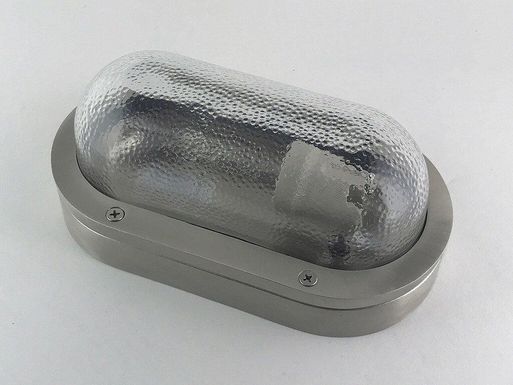 Industriální vintage světlo BULKHEAD 44A0/matný nikl/1xE27/IP64