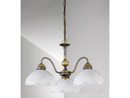 Rustikální lustr na chalupu Kolarz Nonna 731.83.73