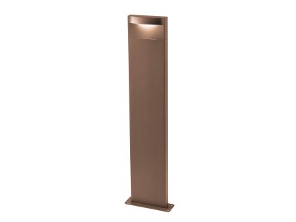 Venkovní sloupková lampa Redo 90429 POLIFEMO/LED 8W/hnědá