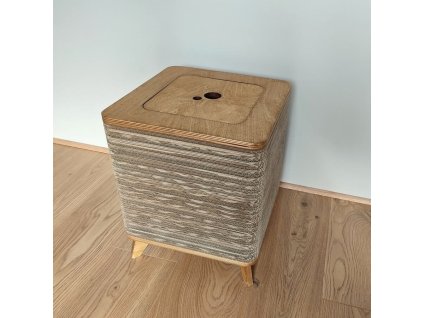 Stolek z kartonu - taburet Cardboard stool
