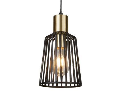 Searchlight 9412BK závěsné industriální svítidlo BIRD CAGE