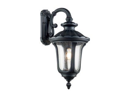 Venkovní nástěnná lucerna Elstead CHICAGO 56 cm 1x E27 IP44 černá barva