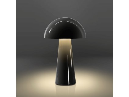 Nabíjecí lampa na terasu s IP44 - černá