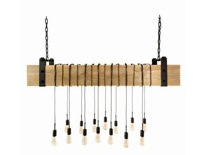 Dřevěný lustr z trámu WOOD