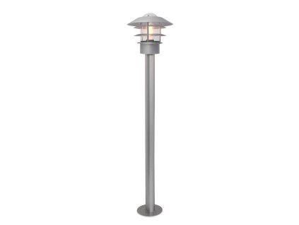 Venkovní stojací lampa Elstead HELSINGOR/stříbrná/100 cm