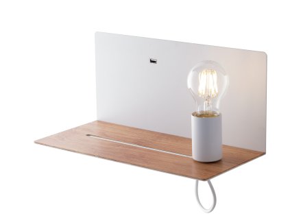 Nástěnné svítidlo s USB k posteli  Faneurope I-FLASH-AP BCO