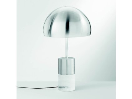 Art Deco stolní lampa IGEA 2xE14 - broušený nikl
