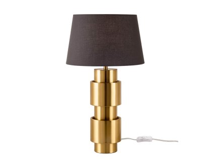 Zlatá stolní lampa Art Deco PERPETUO 50 cm