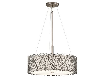 Ozdobné závěsné osvětlení Elstead SILVER CORAL