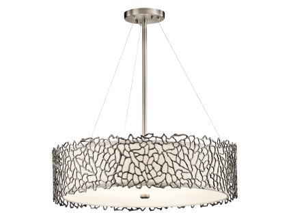 Ozdobné závěsné osvětlení Elstead SILVER CORAL