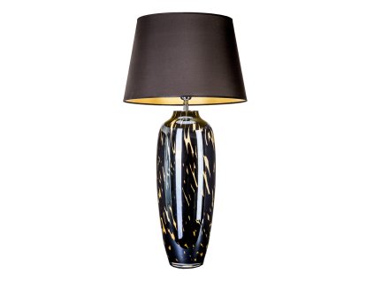 Vysoká stolní skleněná lampa CANNES