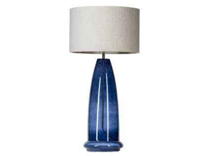 Vysoká stolní lampa MALAGA - foukané sklo