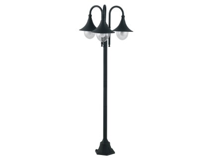 Vysoká zahradní lampa PAVIA IP44/3x E27/190 cm