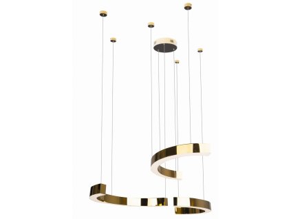 Designové moderní LED závěsné osvětlení LOTUS P0394