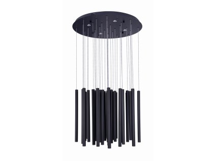 Designový LED lustr ORGANIC BLACK  P0419