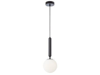 Designový černý lustr koule Redo HAIKU - průměr 15 cm