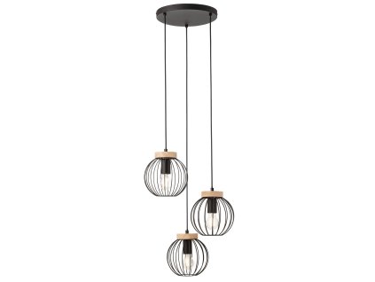 Černý drátěný lustr Redo Trellis 01-3137