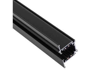 Podhledová kolejnice pro lištový systém osvětlení 1m černá
