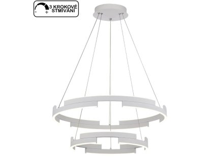 Designový LED lustr na lanku Redo 01-3177 CASTLE/  průměr 60 cm/ LED 60W