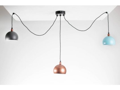 Designové svítidlo pavouk TESTER-3LP-3C-BLACK