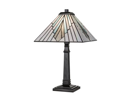 Vitrážová stolní lampa Elstead ALDERLEY/50 cm/1 xE27
