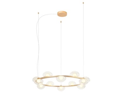 Designové LED zlaté světlo Redo SINCLAIR 01-3251/Ø 80 cm