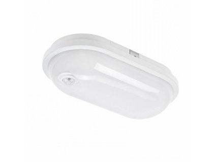 Oválné průmyslové LED světlo s čidlem TECHNIC PIR/20W/IP54/4000K