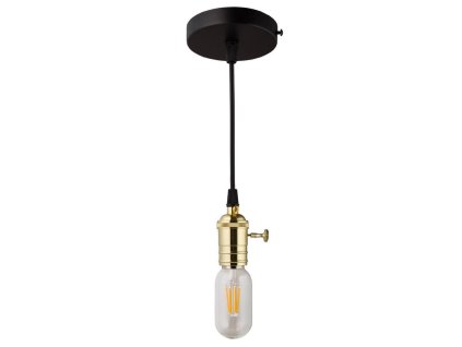 Vintage napájecí kabel - závěsné světlo EDISON Gold