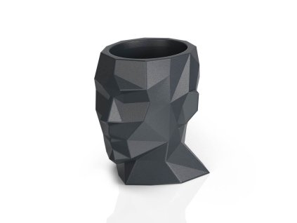 Designový obal na květináč ADONIS/antracit/40 cm