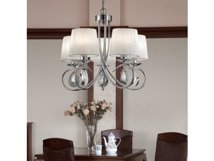 Luxusní lustr ANGELIQUE 1025-5CC