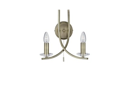 Moderní nástěnné svítidlo Searchlight ASCONA 4162-2AB
