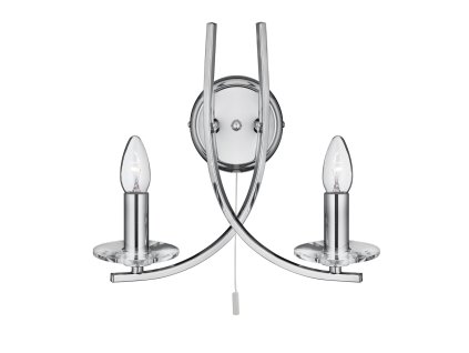 Moderní nástěnné svítidlo Searchlight ASCONA 4162-2CC