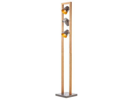 Dřevěná stojací lampa Smarter OAKER 01-3498