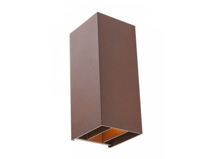Venkovní nástěnné světlo Redo SONNY/hnědé/2xLED 5W/CCT