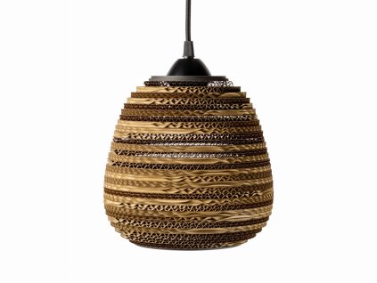 Dekorativní kartonové světlo ORGANIC S/20 cm/1x E27