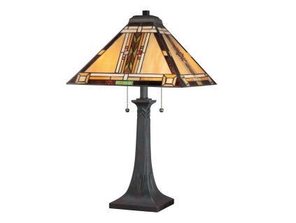 Tiffany lampa Quoizel NAVAJO/63 cm/2x60W