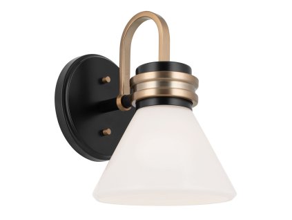 Nástěnné světlo do koupelny Kichler FARUM/černé/1x G9