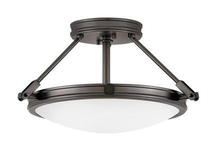 Hinkley COLLIER SF-S-BX - černý stropní lustr 2xE14