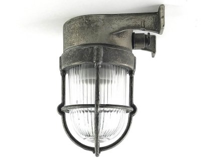 Venkovní nástěnná lampa BOAT 43P/starý cín/1xE27/IP64