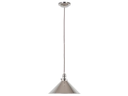 Závěsné vintage světlo nad stůl Elstead PROVENCE/leštěný nikl/1x E27