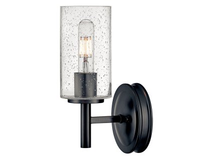 Hinkley COLLIER 1-BX - černé nástěnné světlo 1xE27