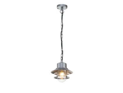 Elstead COPENHAGEN Silver venkovní závěsné světlo IP44/1xE27