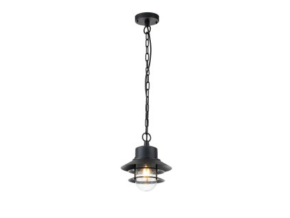 Elstead COPENHAGEN Black venkovní závěsné světlo IP44/1xE27