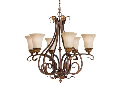 Elstead SONOMA VALLEY 6 rustikální lustr Ø73 cm 6x E27