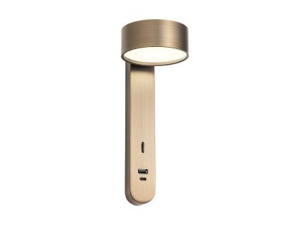 Redo Group SADES 01-4642 LED lampa nad postel 6W 3000K starý bronz