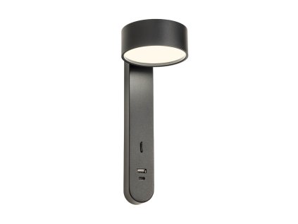Redo Group SADES 01-4643 LED lampa nad postel 6W 3000K černý mat